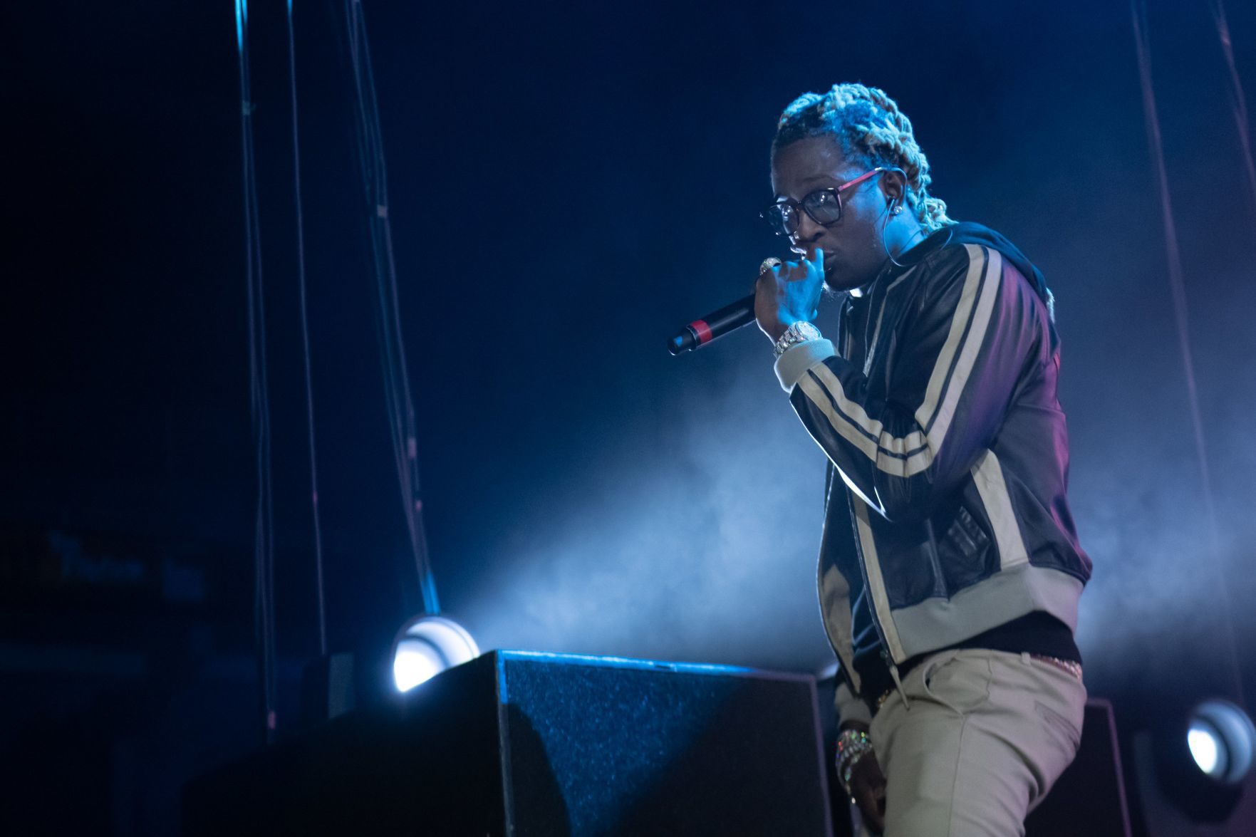 Young Thug and Machine Gun Kelly at Family Arena
